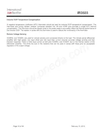 IR3503MTRPBF Datasheet Page 16