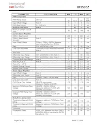 IR3505ZMTRPBF Datasheet Page 4