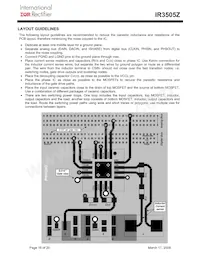 IR3505ZMTRPBF Datasheet Page 16