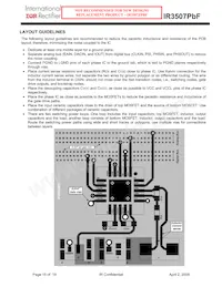 IR3507MTRPBF Datasheet Page 15