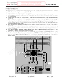 IR3507MTRPBF Datasheet Pagina 15