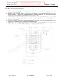 IR3507MTRPBF Datasheet Pagina 16