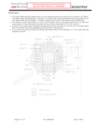 IR3507MTRPBF Datasheet Page 17