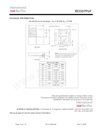 IR3507MTRPBF Datasheet Page 19