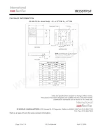 IR3507MTRPBF數據表 頁面 19