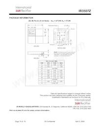 IR3507ZMTRPBF Datasheet Page 19