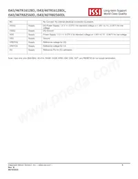 IS43TR16128D-125KBLI Datasheet Page 5