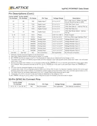 ISPPAC-POWR607-01N32I Datasheet Page 3