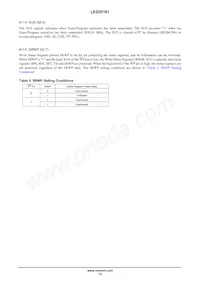 LE25S161PCTXG Datasheet Page 15