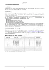 LE25S81AFDTWG Datasheet Page 11