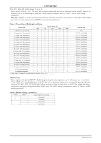 LE25S81MCTWG Datasheet Page 12