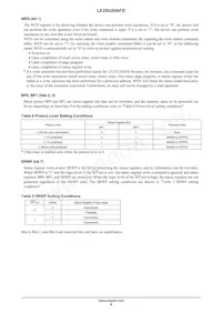 LE25U20AFD-AH Datasheet Page 9