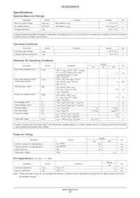 LE25U20AFD-AH Datasheet Page 16