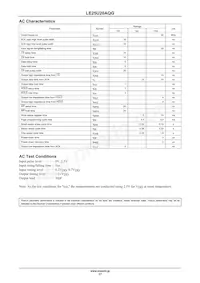 LE25U20AQGTXG Datasheet Page 17