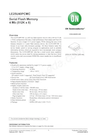 LE25U40PCMC-AH Datasheet Cover