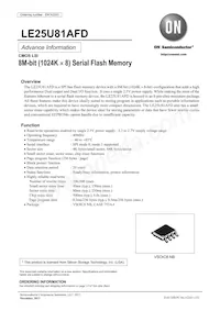 LE25U81AFDTWG Datasheet Copertura