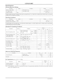 LE25U81AMCTWG Datasheet Page 2