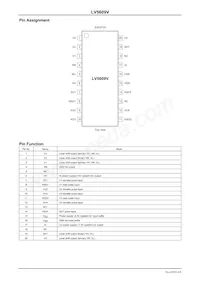 LV5609V-MPB-E Datasheet Page 4