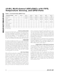 MAX1021BETX+ Datasheet Pagina 18