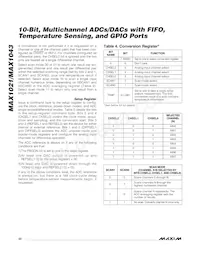 MAX1021BETX+ Datasheet Page 22