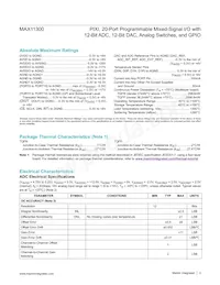 MAX11300GCM+T Datenblatt Seite 3