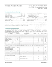 MAX1257BETM+T Datasheet Page 2