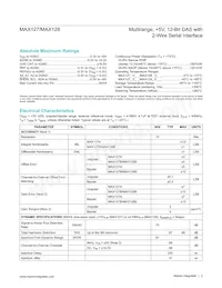 MAX127ACAI+G002 Datasheet Page 2