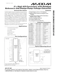 MAX140CMH+T Datenblatt Cover