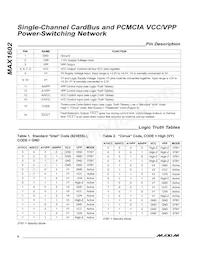 MAX1602EEE-T Datasheet Page 8
