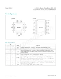 MAX16922ATPN/V+T Datasheet Pagina 9