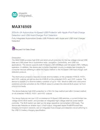MAX16969BGEE/V+CLV Datenblatt Cover