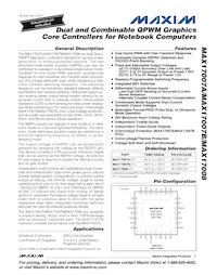 MAX17008GTI+ Datenblatt Cover