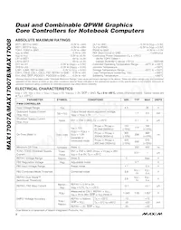 MAX17008GTI+ Datasheet Page 2