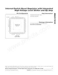 MAX17010ETL+T Datasheet Page 17