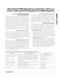 MAX17031ETG+T Datasheet Page 19