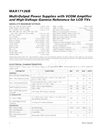 MAX17126BETM+T Datasheet Page 2