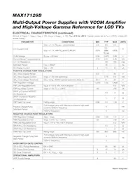 MAX17126BETM+T Datasheet Page 4