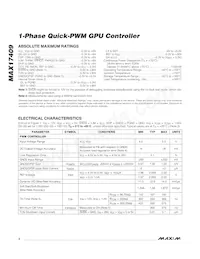 MAX17409GTI+T Datasheet Page 2