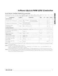 MAX17409GTI+T Datasheet Page 7