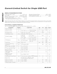 MAX1931EUB+T Datasheet Page 2