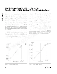 MAX197BENI+ Datasheet Page 14