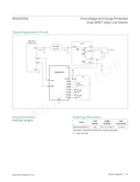 MAX20334EWC+ Datasheet Page 14