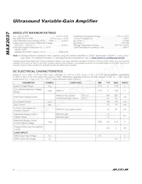 MAX2037CCQ+T Datasheet Page 2