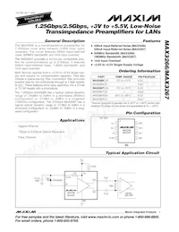 MAX3267CSA Datasheet Cover