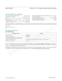 MAX3522BCTN+ Datasheet Page 2