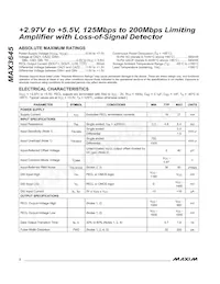 MAX3645ESE+T Datasheet Page 2