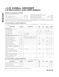 MAX3681EAG Datasheet Page 2