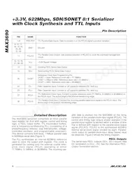 MAX3690ECJ+T Datasheet Page 4