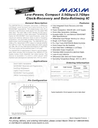 MAX3873AETP+T Datenblatt Cover