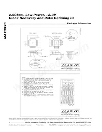 MAX3876EHJ+T Datasheet Page 10